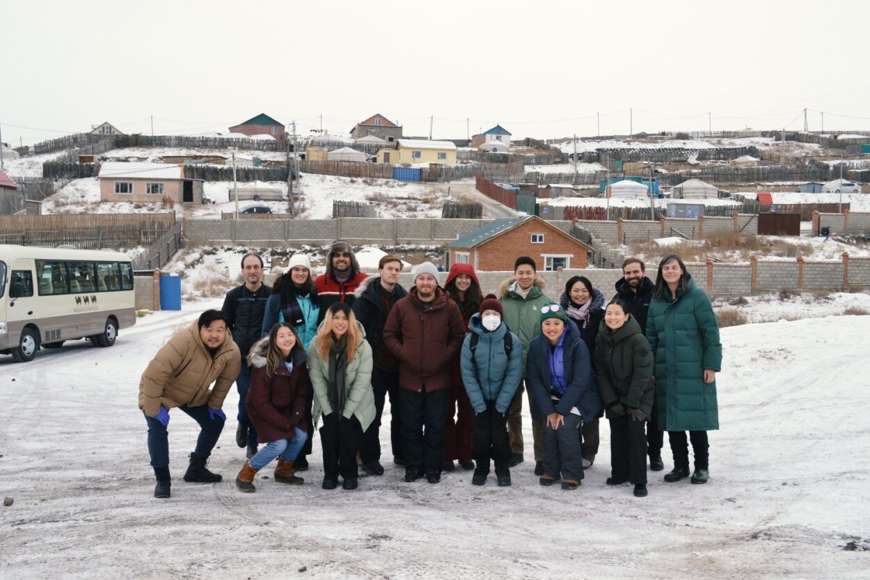 Students and faculty from MIT and NUM on their first meeting with GerHub, a mission-driven organization that seeks to find innovative and creative solutions to the most pressing issues in the ger areas of Mongolia.